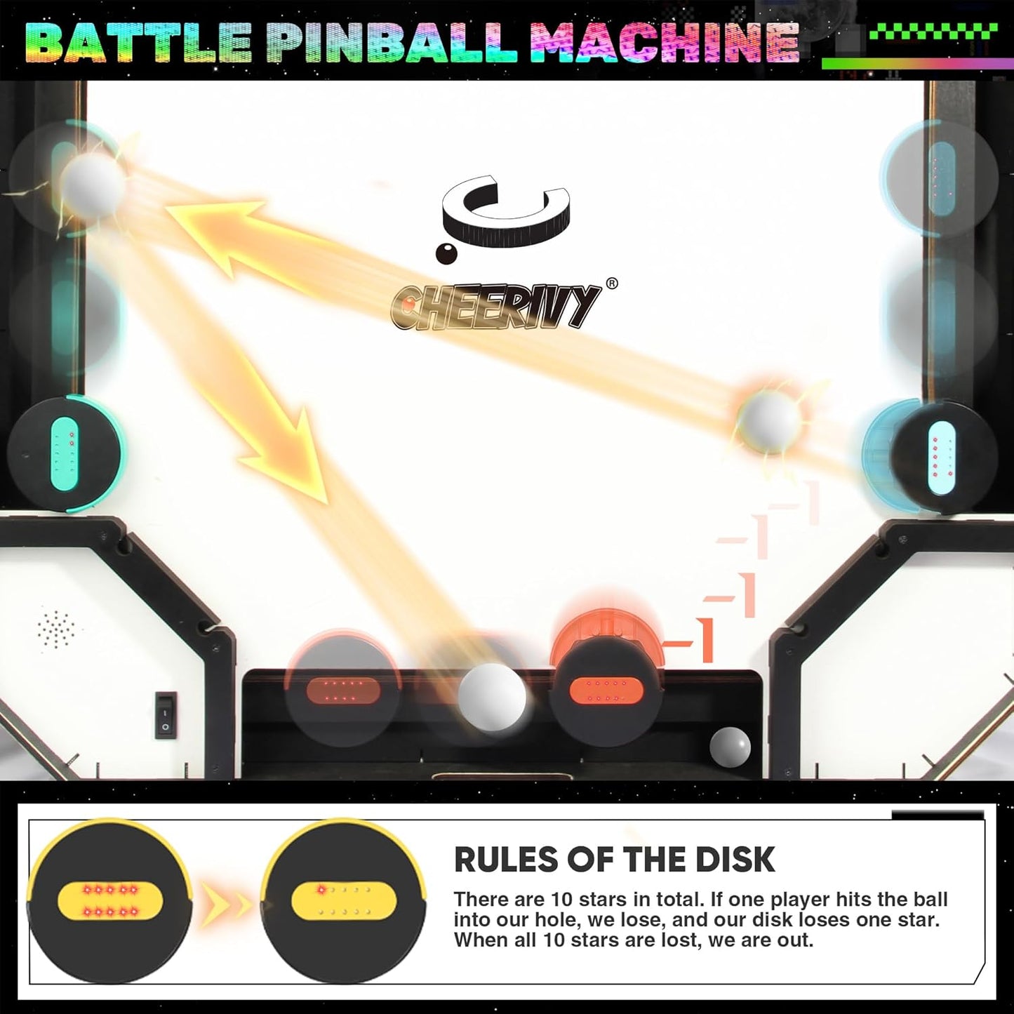Cheerivy Pinball Machine | Classic