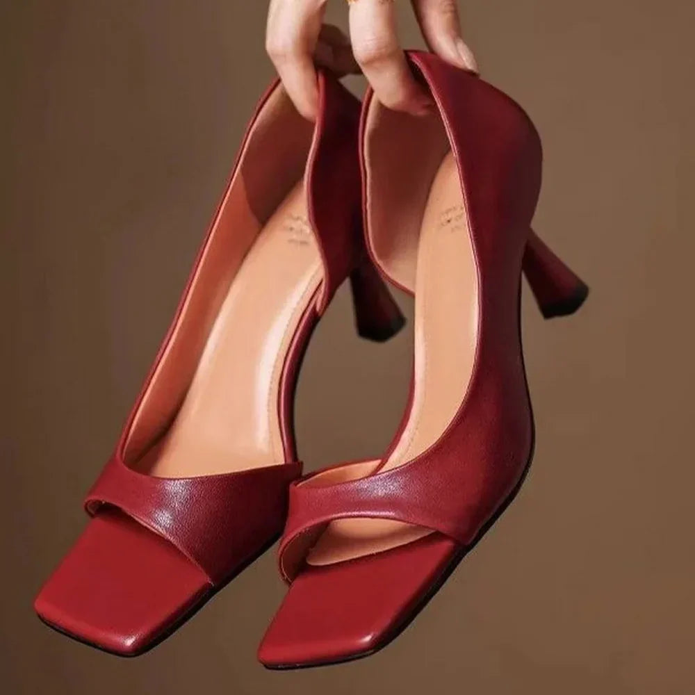CILLIAN LEATHER HEELS